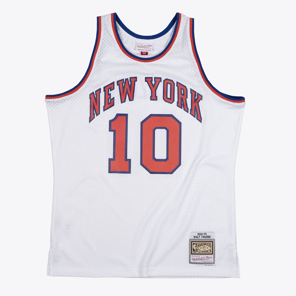 New York Knicks Swingman Jersey Walt Frazier 1969 70 stitched basketball jersey for game day fanwear