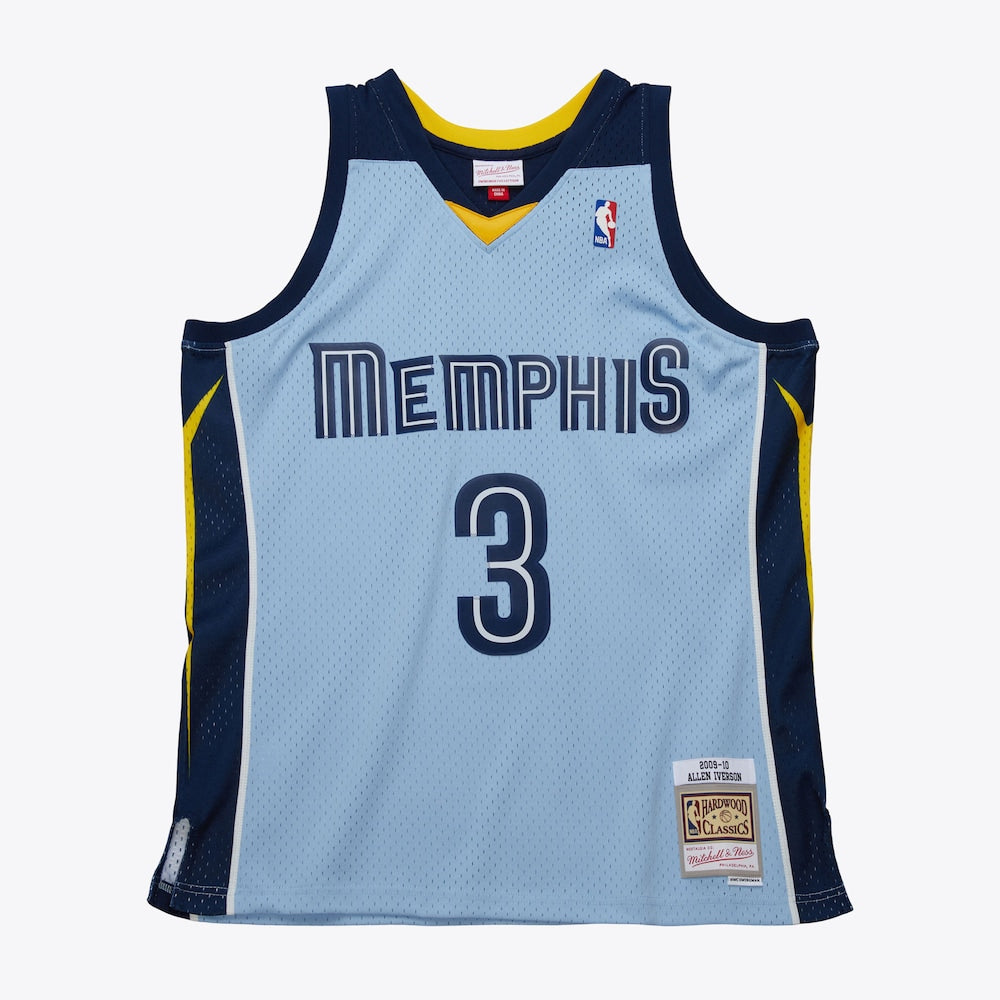 Memphis Grizzlies Swingman Jersey Alternate Allen Iverson 2009 stitched basketball jersey for game day fanwear