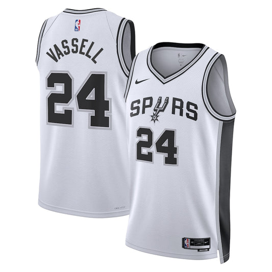 SAS Association Edition Swingman Jersey - White - Devin Vassell - Unisex RTJ Basketball 571
