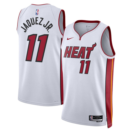 MIA Association Edition Swingman Jersey - White - Jaime Jaquez Jr. - Unisex RTJ Basketball 665