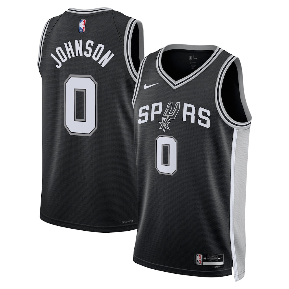 San Antonio Spurs Icon Jersey Keldon Johnson Unisex stitched basketball jersey for game day fanwear
