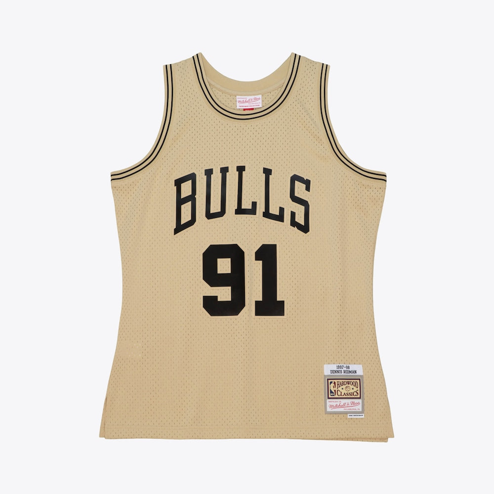 Chicago Bulls Swingman Jersey Dennis Rodman 1997 stitched basketball jersey for game day fanwear