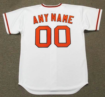 San Francisco Giants 1970s Cooperstown Name Number MLB jersey front view