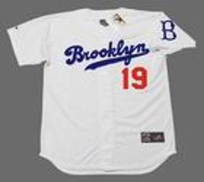 Jim Gilliam Brooklyn Dodgers Cooperstown Throwback Baseball Jersey jersey front view