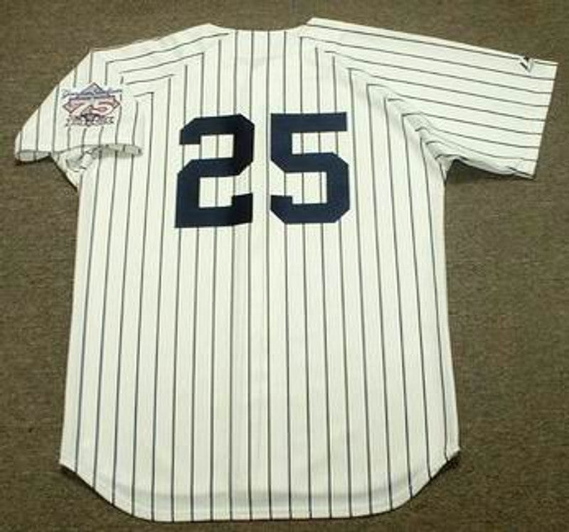 New York Yankees Joe Girardi Cooperstown MLB jersey front view