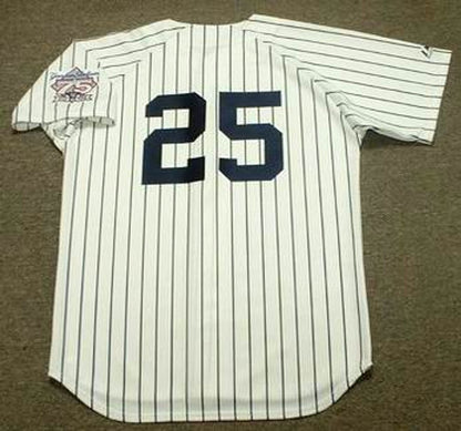 New York Yankees Joe Girardi Cooperstown MLB jersey front view