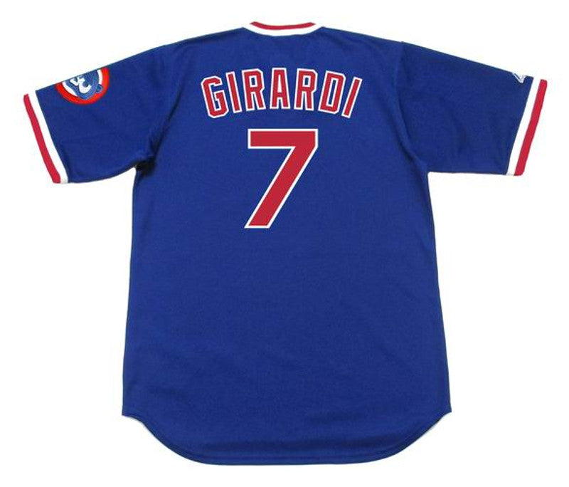 Chicago Cubs Joe Girardi Cooperstown MLB jersey front view