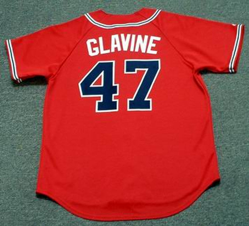 Atlanta Braves Tom Glavine MLB jersey front view