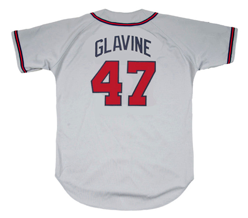Atlanta Braves Tom Glavine MLB jersey front view