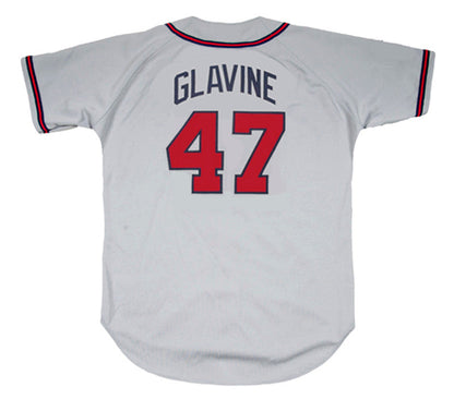 Atlanta Braves Tom Glavine MLB jersey front view