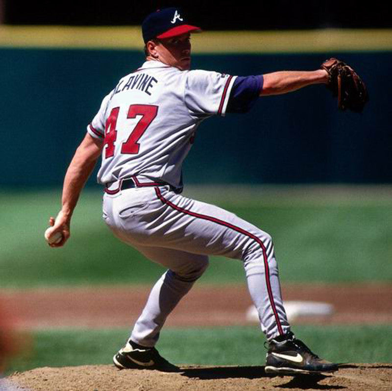Atlanta Braves Tom Glavine MLB jersey front view