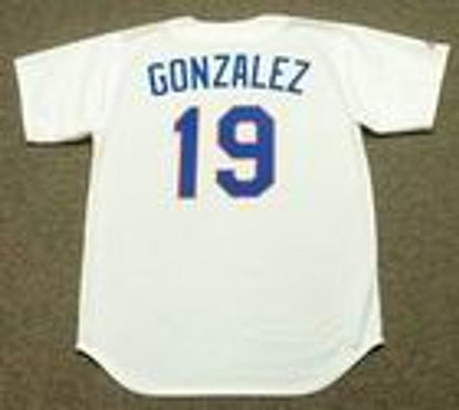 Texas Rangers Juan Gonzalez Cooperstown MLB jersey front view