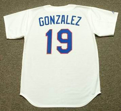 Texas Rangers Juan Gonzalez Cooperstown MLB jersey front view