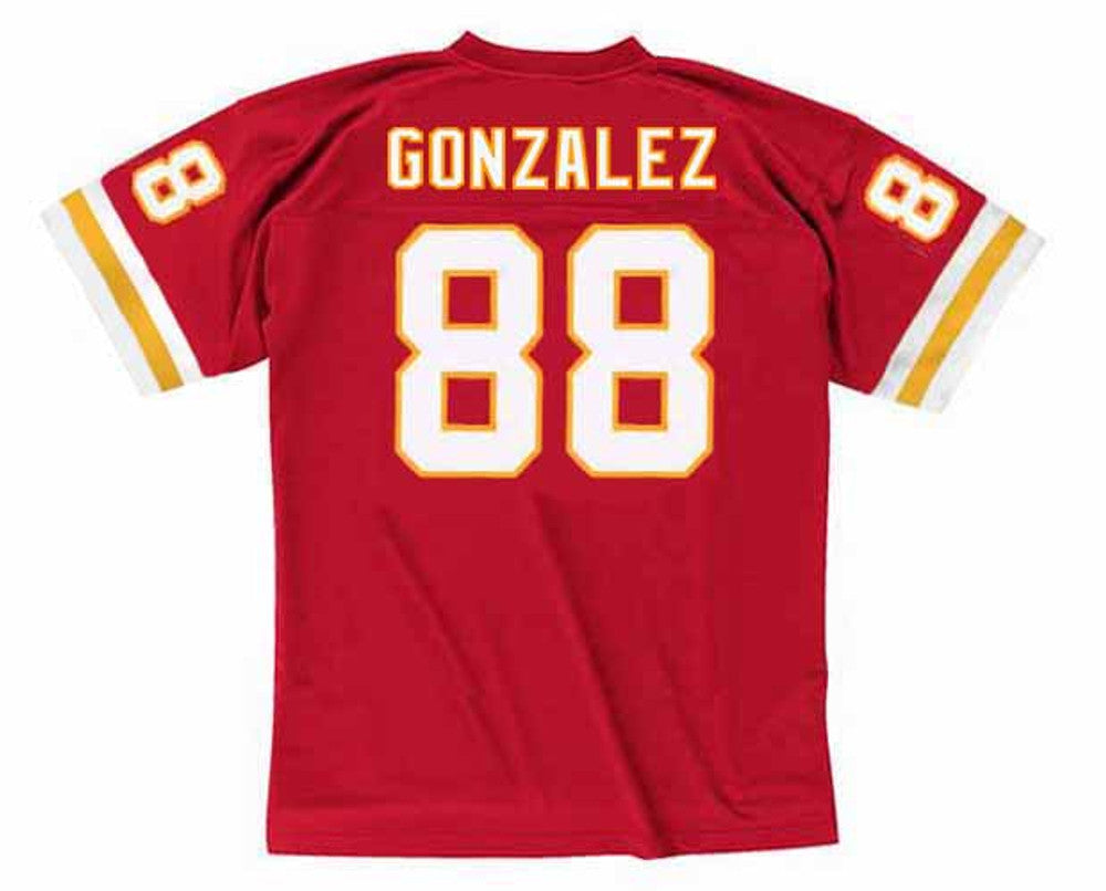 Kansas City Chiefs Tony Gonzalez NFL jersey front view