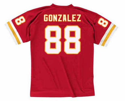 Kansas City Chiefs Tony Gonzalez NFL jersey front view