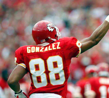 Kansas City Chiefs Tony Gonzalez NFL jersey front view