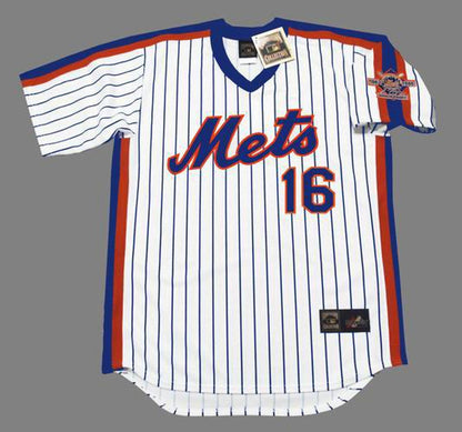 New York Mets Dwight Gooden Cooperstown MLB jersey front view