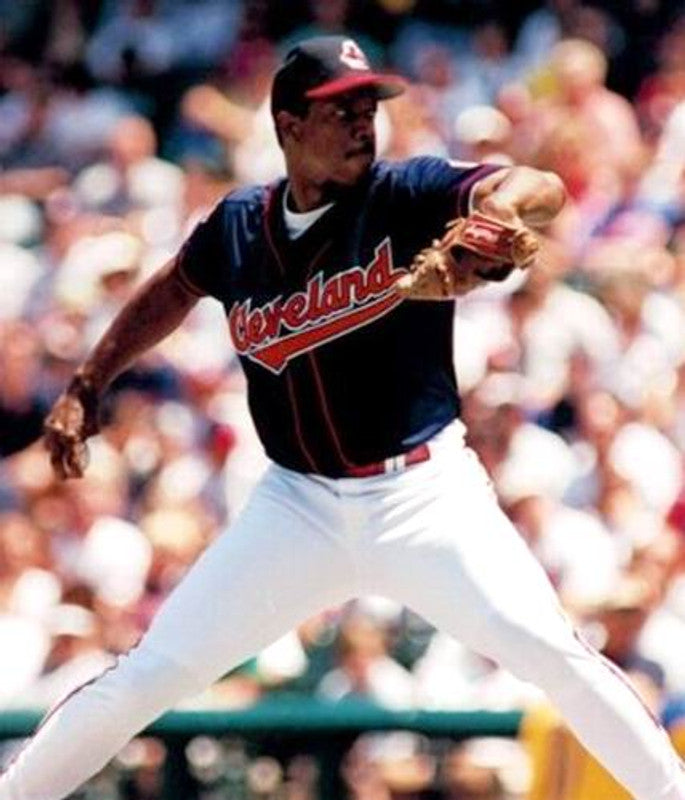 Cleveland Indians Dwight Gooden MLB jersey front view