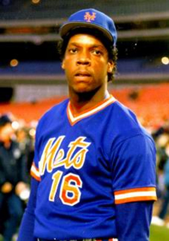 New York Mets Dwight Gooden Cooperstown St Pattys MLB jersey front view