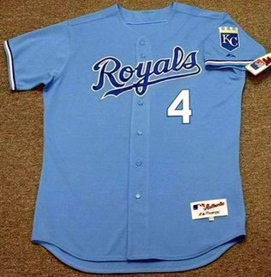 AG KCR 2010 Alternate Throwback Baseball Stitched Jersey, Vintage Baseball Jersey, Retro Sewn Jersey