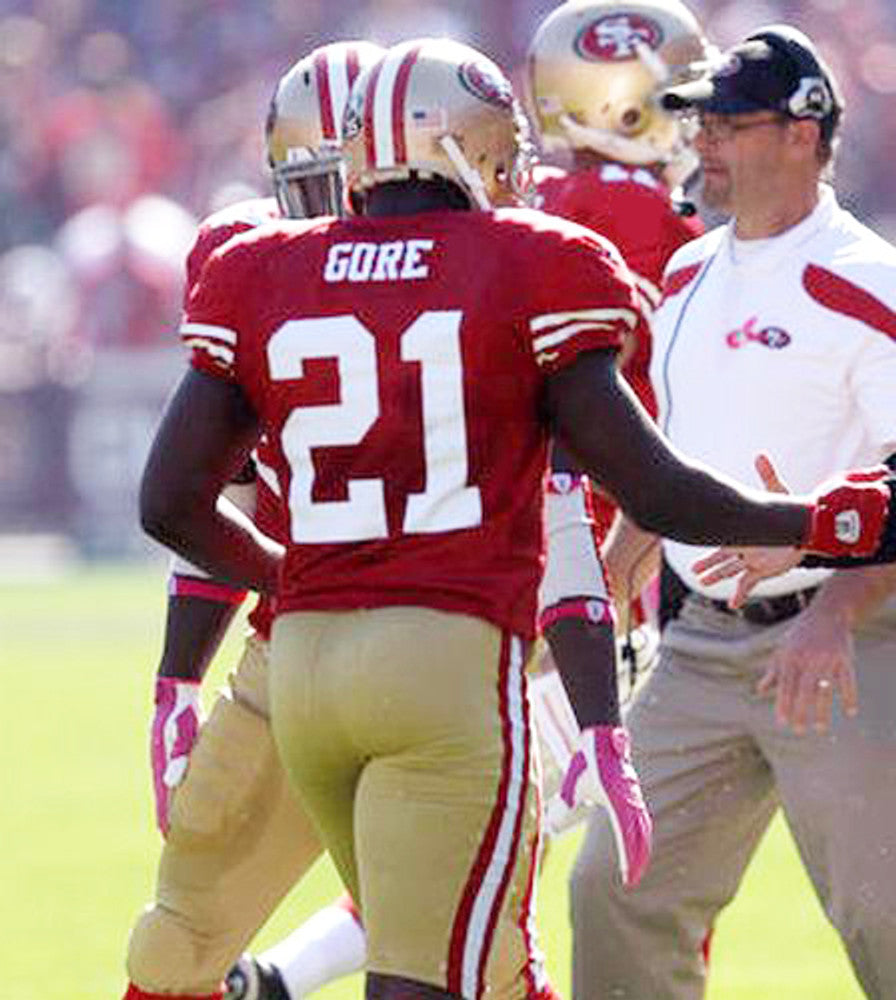 San Francisco 49ers Frank Gore NFL jersey front view