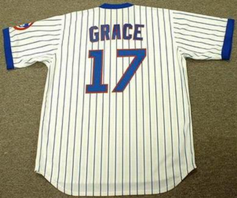 Chicago Cubs Mark Grace Cooperstown MLB jersey front view