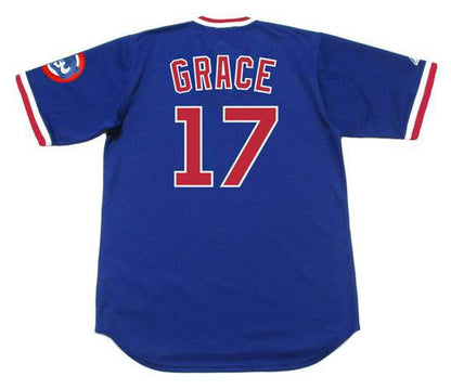 Chicago Cubs Mark Grace Cooperstown MLB jersey front view