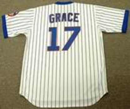 Chicago Cubs Mark Grace Cooperstown MLB jersey front view