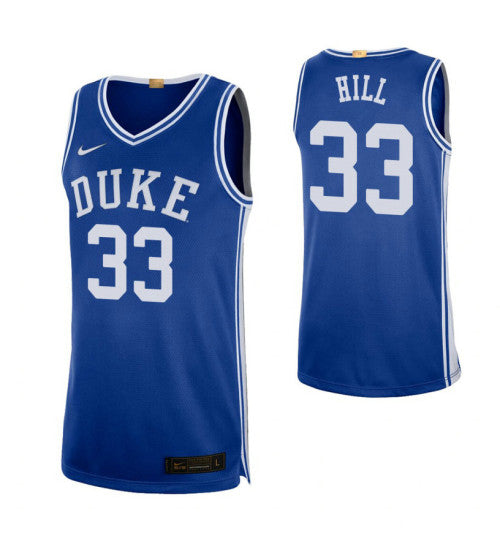 Duke Blue Devils 33 Grant Hill Limited College Basketball Jersey Royal | Stitched Jersey RTJS 4650