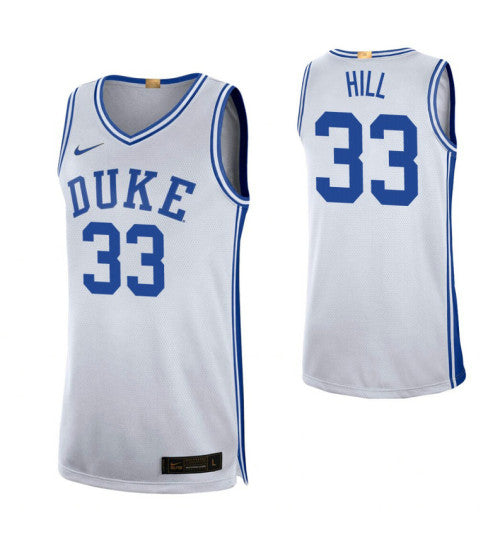 Duke Blue Devils 33 Grant Hill White College Basketball Jersey | Stitched Jersey RTJS 4719