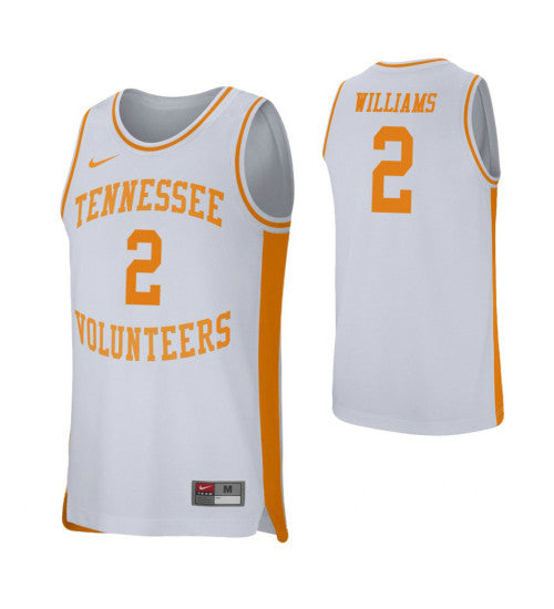Tennessee Volunteers 2 Grant Williams White College Basketball Jersey | Stitched Jersey RTJS 6978