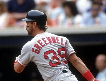 Boston Red Sox Mike Greenwell MLB jersey front view