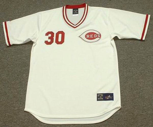 Cincinnati Reds Ken Griffey Cooperstown MLB jersey front view
