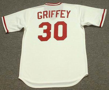 Cincinnati Reds Ken Griffey Cooperstown MLB jersey front view