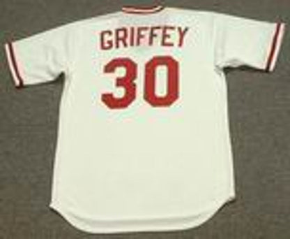 Cincinnati Reds Ken Griffey Cooperstown MLB jersey front view