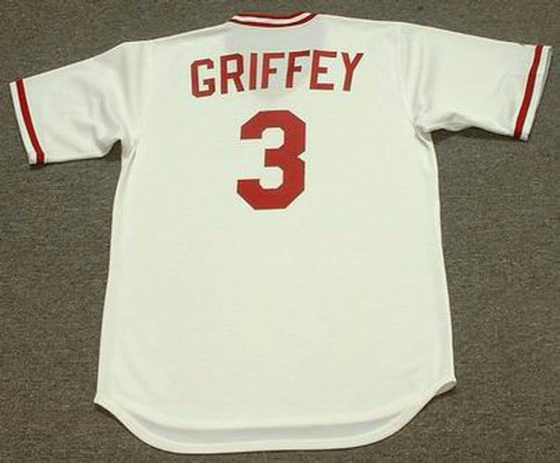 Cincinnati Reds Ken Griffey Jr 1970s MLB jersey front view