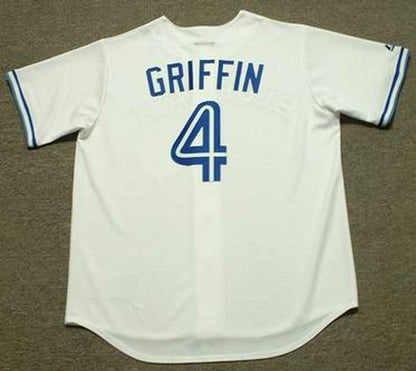 Toronto Blue Jays Alfredo Griffin Cooperstown MLB jersey front view