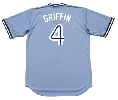 Toronto Blue Jays Alfredo Griffin Cooperstown MLB jersey front view