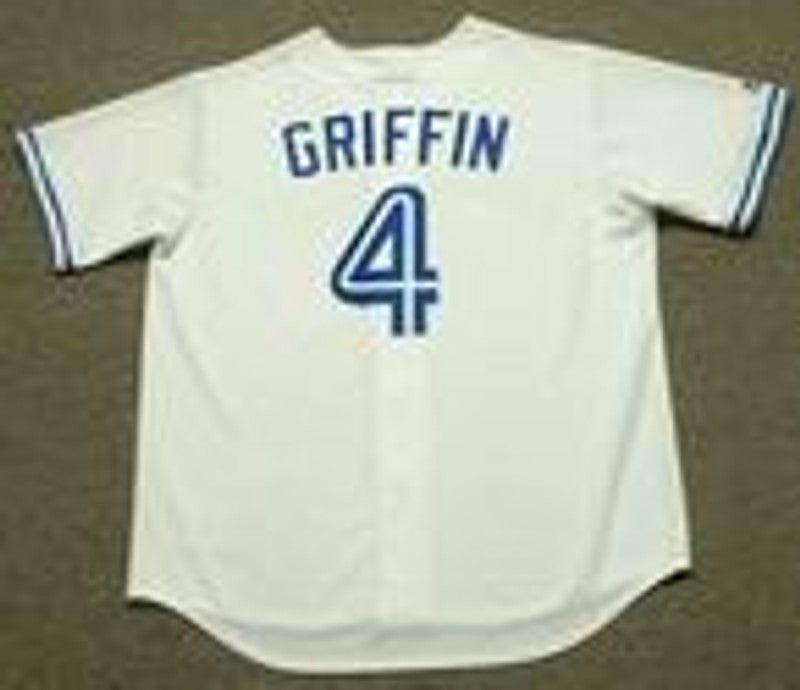 Toronto Blue Jays Alfredo Griffin Cooperstown MLB jersey front view