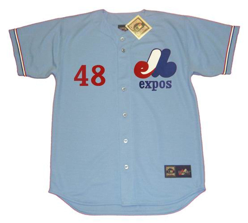Montreal Expos Ross Grimsley Cooperstown MLB jersey front view