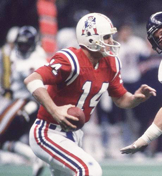 New England Patriots Steve Grogan NFL jersey front view