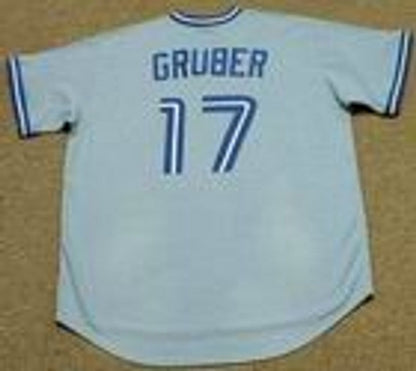 Toronto Blue Jays Gruber Cooperstown MLB jersey front view