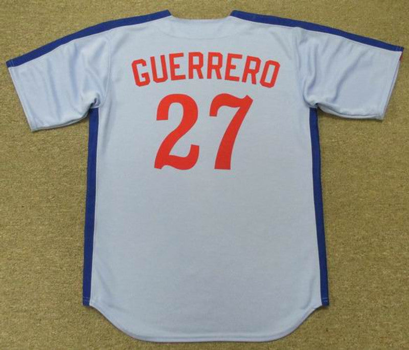 Montreal Expos Vladimir Guerrero 1980s Cooperstown MLB jersey front view