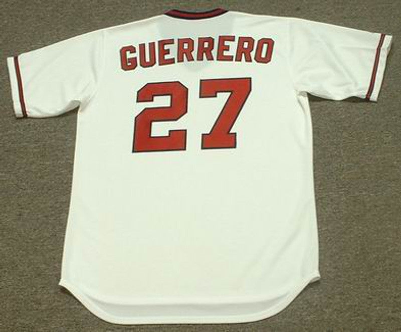 Vladimir Guerrero California Angels Cooperstown Throwback Baseball Jersey jersey front view