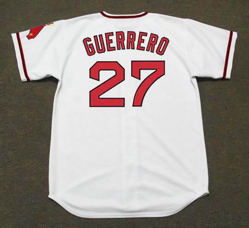 Vladimir Guerrero California Angels 1970S Cooperstown Baseball Stitched Jersey jersey front view