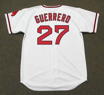 Vladimir Guerrero California Angels 1970S Cooperstown Baseball Stitched Jersey jersey front view