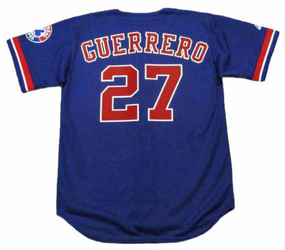 Montreal Expos Vladimir Guerrero MLB jersey front view