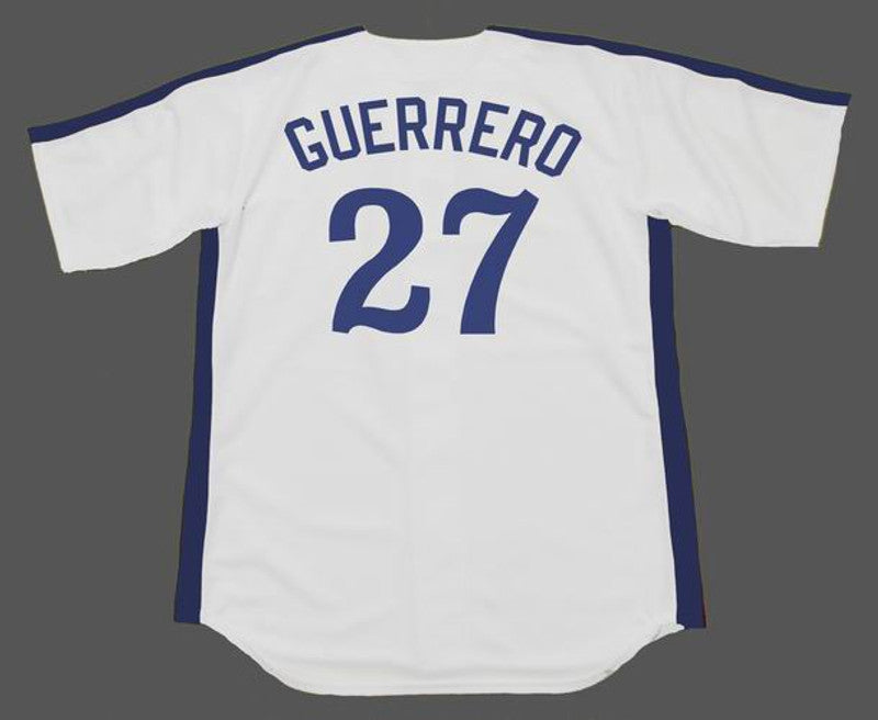 Montreal Expos Vladimir Guerrero 1980s Cooperstown MLB jersey front view