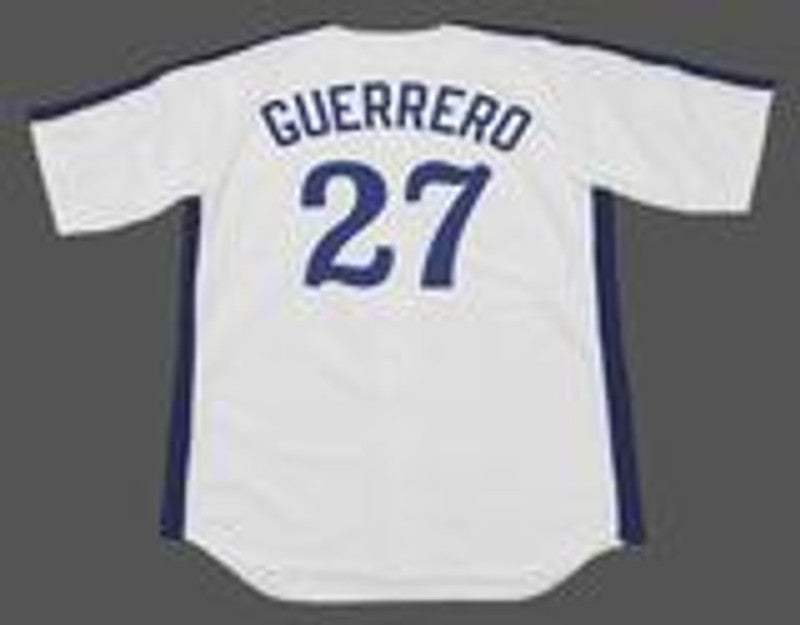 Montreal Expos Vladimir Guerrero 1980s Cooperstown MLB jersey front view