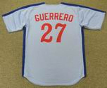 Montreal Expos Vladimir Guerrero 1980s Cooperstown MLB jersey front view